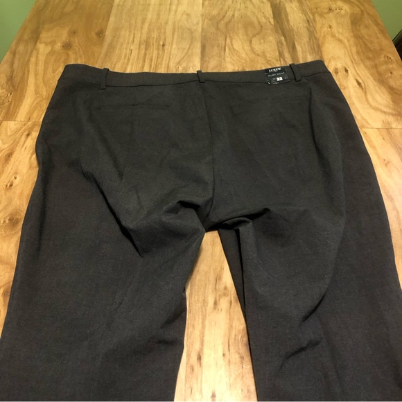 NWT J Crew Ruby Pants Grey 46x29.5 Women's Plus Size 22 Style AC038 - Picture 9 of 14